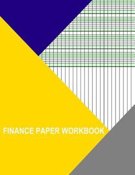 Paperback Finance Paper Workbook: 4 Columns Landscape Book