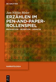 Hardcover Erzählen im Pen-and-Paper-Rollenspiel [German] Book