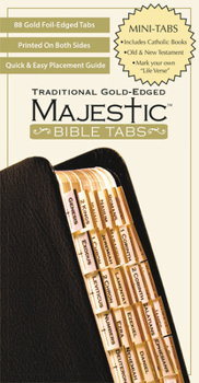 Misc. Majestic Traditional Gold Bible Tabs Mini Book