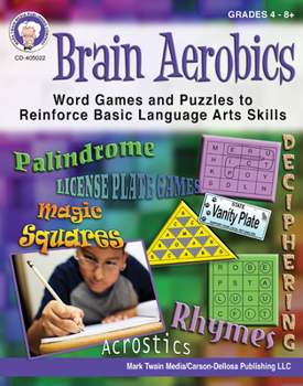 Paperback Brain Aerobics, Grades 4 - 9 Book