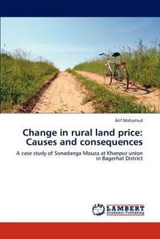 Paperback Change in rural land price: Causes and consequences Book