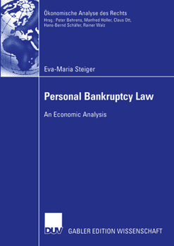 Paperback Personal Bankruptcy Law: An Economic Analysis Book