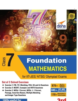 Paperback Foundation Mathematics for IIT-JEE/ NTSE/ Olympiad Class 7 - 3rd Edition Book
