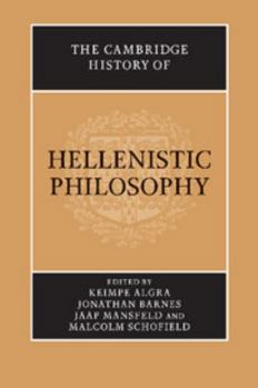 Paperback The Cambridge History of Hellenistic Philosophy Book
