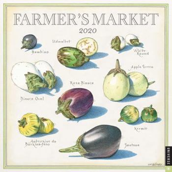 Calendar Farmer's Market 2020 Wall Calendar Book
