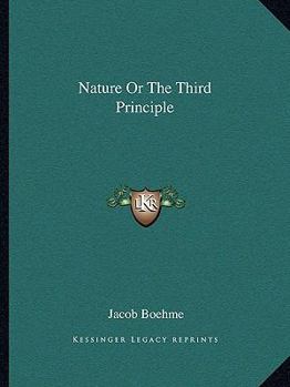 Nature Or The Third Principle