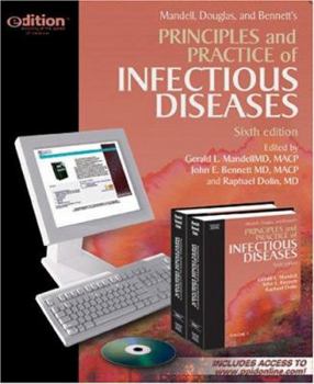 Hardcover Principles and Practice of Infectious Diseases E-Dition: Text with Continually Updated Online Reference, 2-Volume Set Book