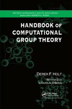 Paperback Handbook of Computational Group Theory Book