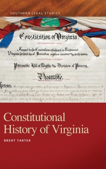 Hardcover Constitutional History of Virginia Book