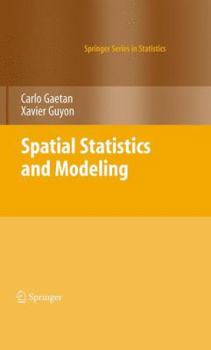 Paperback Spatial Statistics and Modeling Book