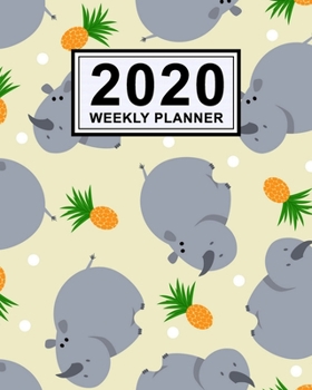 Rhino Weekly Planner 2020 : Rhino 2020 Daily, Weekly & Monthly Calendar Planner - January to December - 110 Pages (8x10)