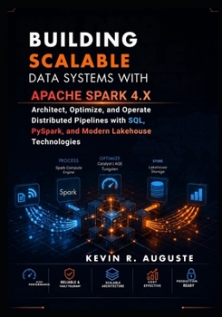 Paperback Building Scalable Data Systems with Apache Spark 4.x: Architect, Optimize, and Operate Distributed Pipelines with SQL, PySpark, and Modern Lakehouse T Book