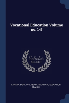 Paperback Vocational Education Volume no. 1-5 Book