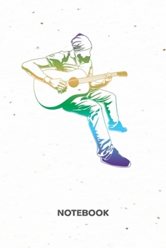 NOTEBOOK: Ruled Instruments Journal - Lined Guitar Player Organizer Acoustic Guitar Planner - Girlfriend Gift Idea Boyfriend - Guitar Solo Diary 6x9 ... 120 Pages - Instrumentalist Birthday Present