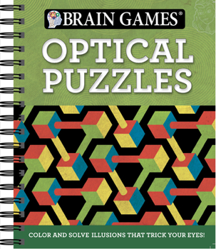 Spiral-bound Brain Games - Optical Puzzles Book