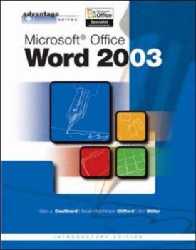 Spiral-bound Advantage Series: Microsoft Office Word 2003, Intro Edition Book