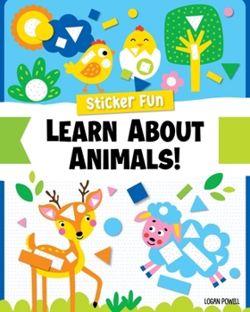 Paperback Sticker Fun: Learn about Animals! Book