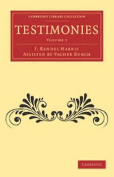 Paperback Testimonies: Volume 1 Book