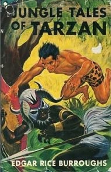 Paperback Jungle Tales of Tarzan Illustrated Book