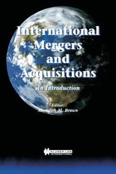 Paperback International Mergers and Acquisitions Book