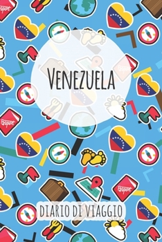 Venezuela Diario di Viaggio: Pianificatore di viaggio I Pianificatore di viaggio su strada I Diario a griglia a punti I taccuino I Diario tascabile I Regalo per Backpacker (Italian Edition)