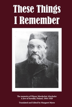 Paperback These Things I Remember Book