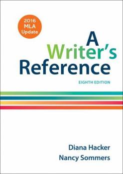 Spiral-bound A Writer's Reference with 2016 MLA Update Book