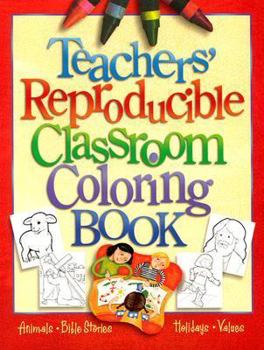 Paperback Teachers Reproducible Classroom Coloring Book