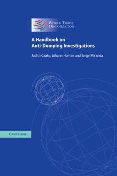 Hardcover A Handbook on Anti-Dumping Investigations Book