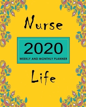 Paperback 2020 Monthly, Weekly Nurse Planner: Rn Gift Planner for Nurse Practitioner Book