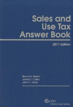 Hardcover Sales and Use Tax Answer Book, 2011 Book