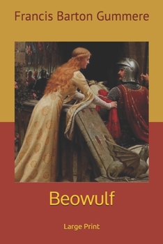 Paperback Beowulf: Large Print Book