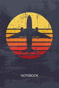 Bullet Dotted Journal: 80s Kids Notebook Dotted Grid a5 6x9 120 Pages - Vintage Style Planner Vintage Plane Diary 80s Disco - Vintage Lover 90s Kids Gift Idea for Men and Women