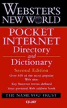 Paperback Webster's New World Pocket Internet Directory and Dictionary Book