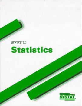 Paperback Statistics: Systat 7.0 for Windows Book