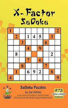 Paperback X-Factor SuDoku Book