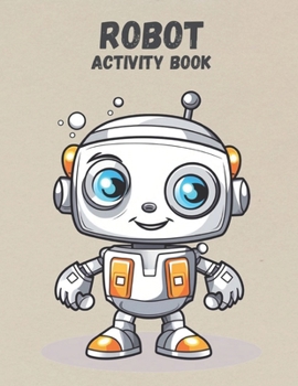 Paperback Robot Activity Sheets: Children's Activity Book