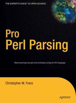 Hardcover Pro Perl Parsing Book