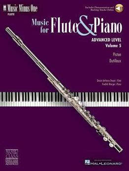 Paperback Advanced Flute Solos - Volume 5: Music Minus One Flute Book
