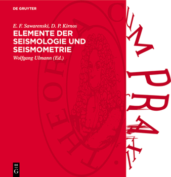 Hardcover Elemente Der Seismologie Und Seismometrie [German] Book