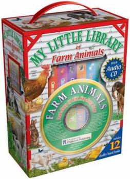 Board book My Little Library of Farm Animals [With Audio CD] Book