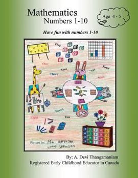 Paperback Mathematics Numbers 1-10: Have fun with numbers 1-10 Book
