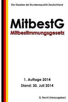 Paperback Mitbestimmungsgesetz - MitbestG [German] Book