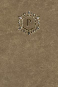 Paperback Monogram "P" Notebook Book