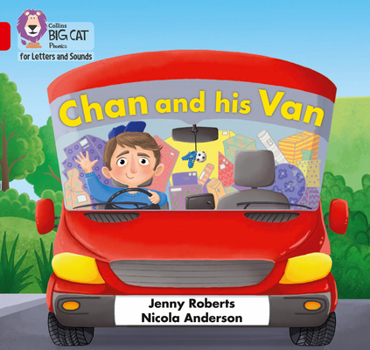 Paperback Collins Big Cat Phonics for Letters and Sounds - Chan and His Van: Band 2a/Red a Book