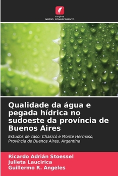 Paperback Qualidade da água e pegada hídrica no sudoeste da província de Buenos Aires [Portuguese] Book