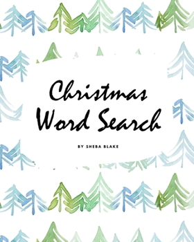 Paperback Christmas Word Search Puzzle Book - Medium Level (8x10 Puzzle Book / Activity Book) Book