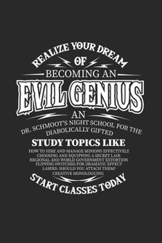 Carnet De Notes: Génie Du Mal La Domination Du Monde De Supervillain Cadeaux 120 Pages, 6X9 (Environ A5), Quadrillé (French Edition)