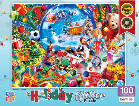 Holiday 100pc Glitter Puzzle - Holiday Dreams