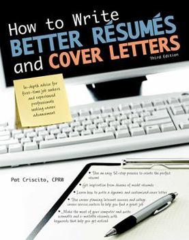 Paperback How to Write Better R?sum?s and Cover Letters Book